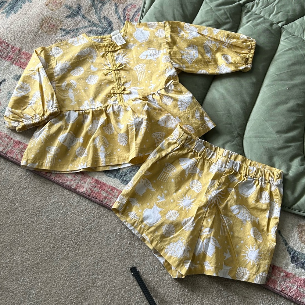 Yellow Sea Print Set